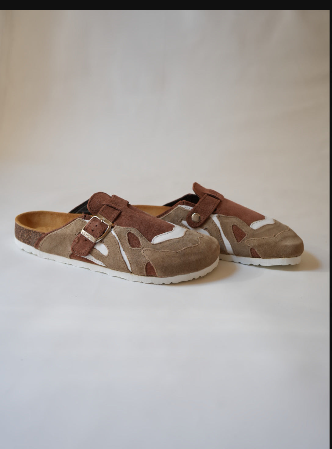 Pellmaro Sabots Daim Beige Marron