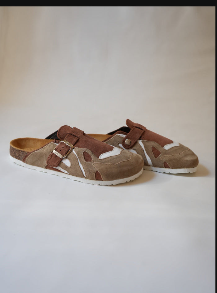 Pellmaro Sabots Daim Beige Marron