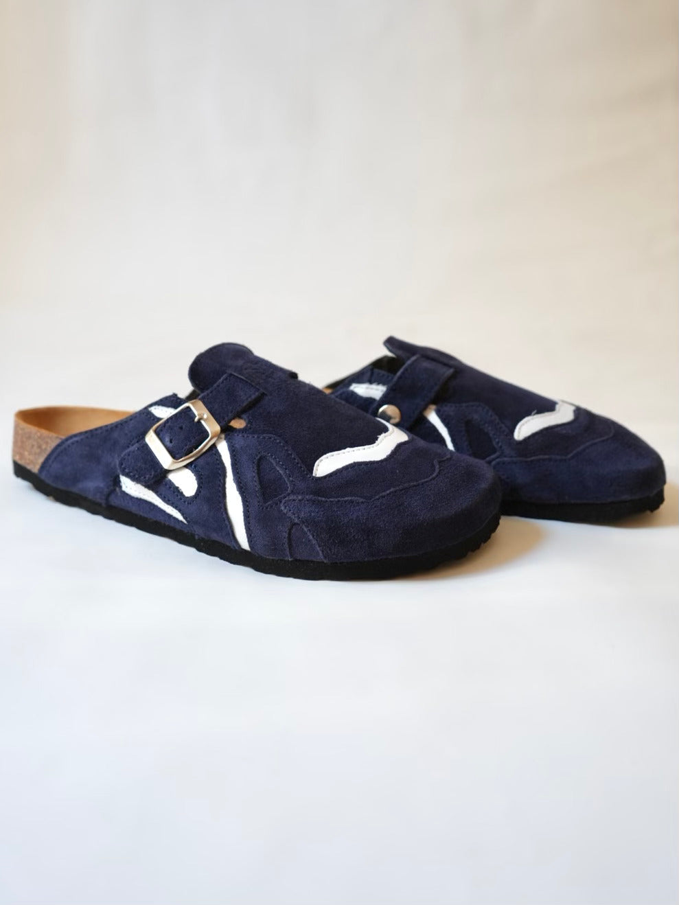 Pellmaro Sabots Daim Bleu Marine
