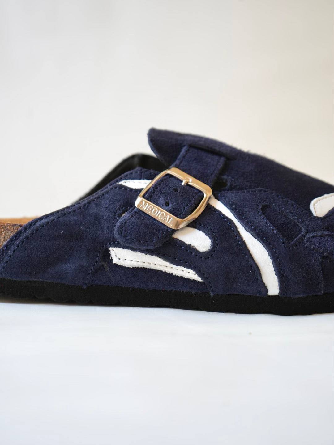 Pellmaro Sabots Daim Bleu Marine