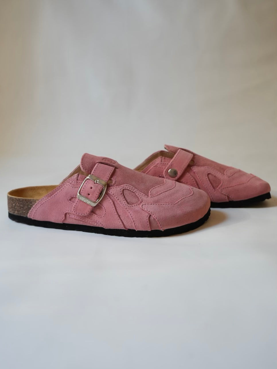 Pellmaro Sabots Daim Rose Bébé