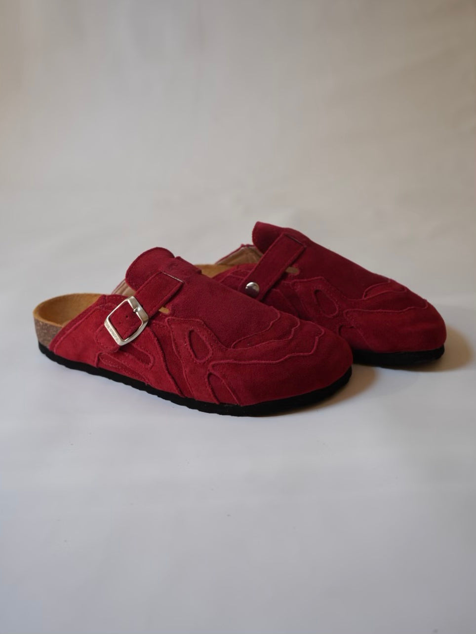 Pellmaro Sabots Daim Rouge