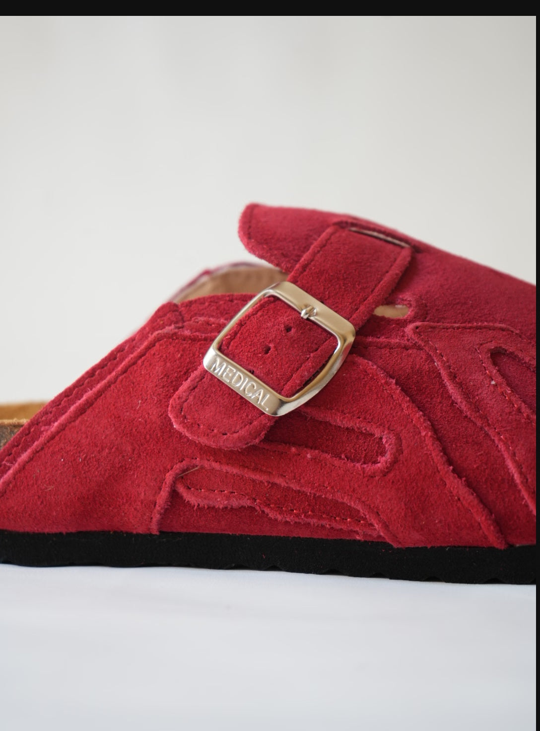 Pellmaro Sabots Daim Rouge