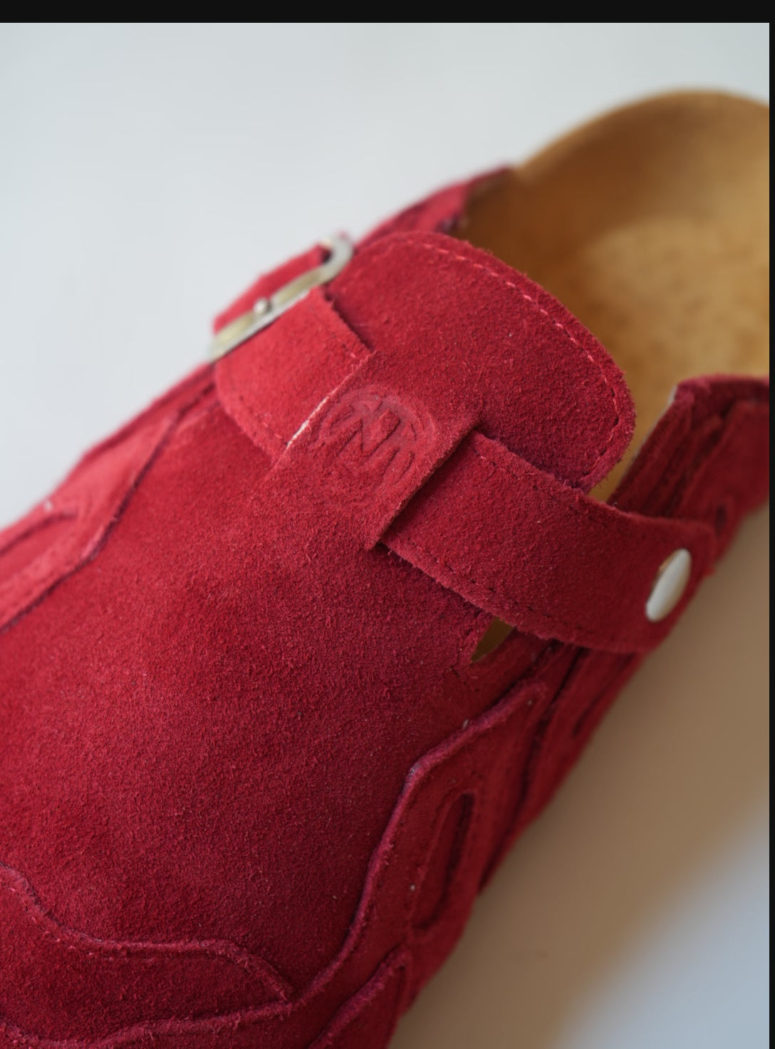Pellmaro Sabots Daim Rouge
