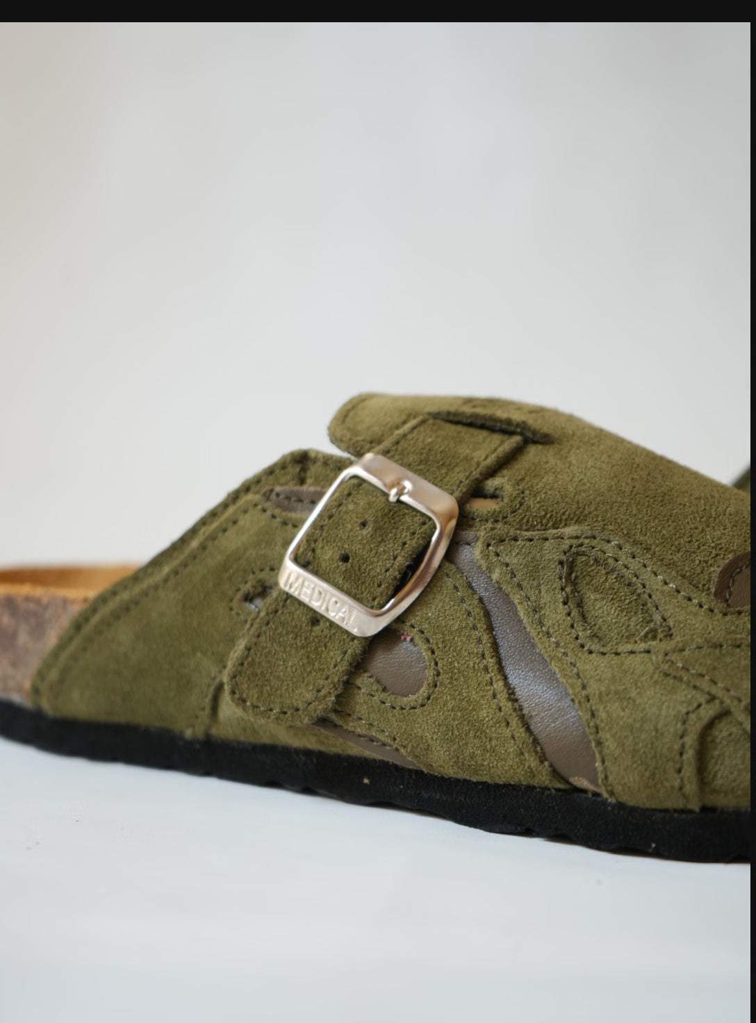 Pellmaro Sabots Daim Vert Olive